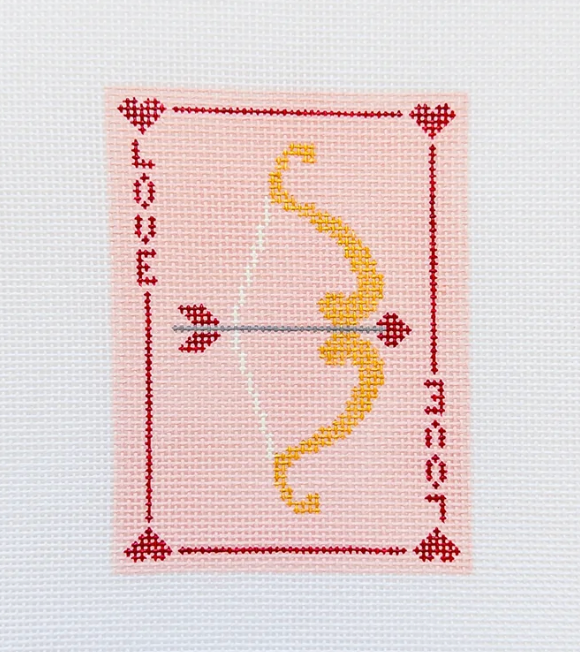Love Card Cupid Bow Canvas