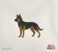 German Shepherd Canvas