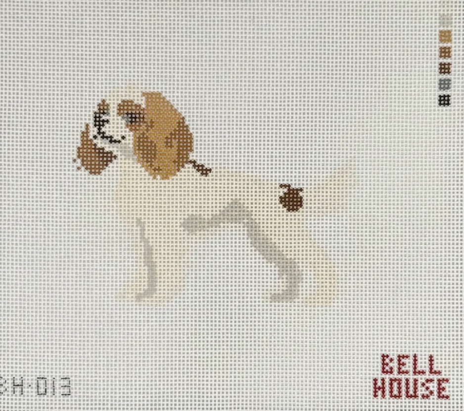 White Cavalier Canvas