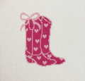 Hearts & Bows Cowgirl Boots Canvas
