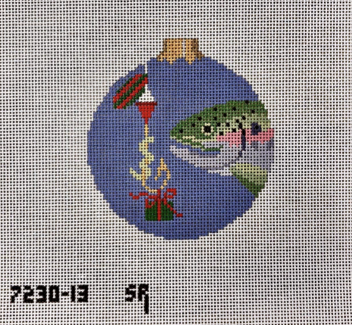 Fish Gift 4.5" Round (13m) Canvas