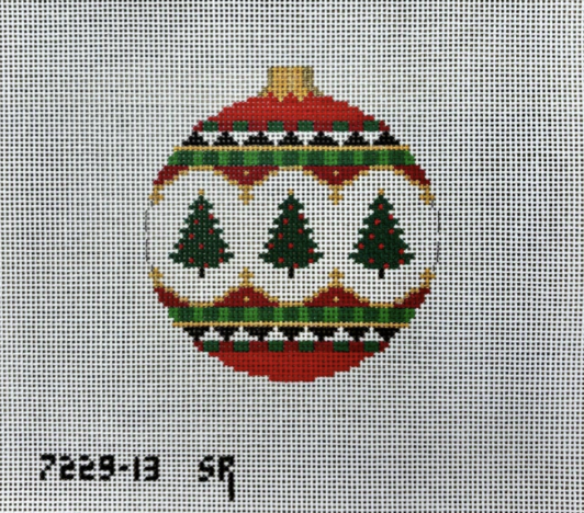 Trees 4.5" Round (13m) Canvas