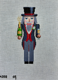 Champagne Nutcracker 6.5" Canvas