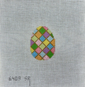 Small Diamonds Egg Canvas