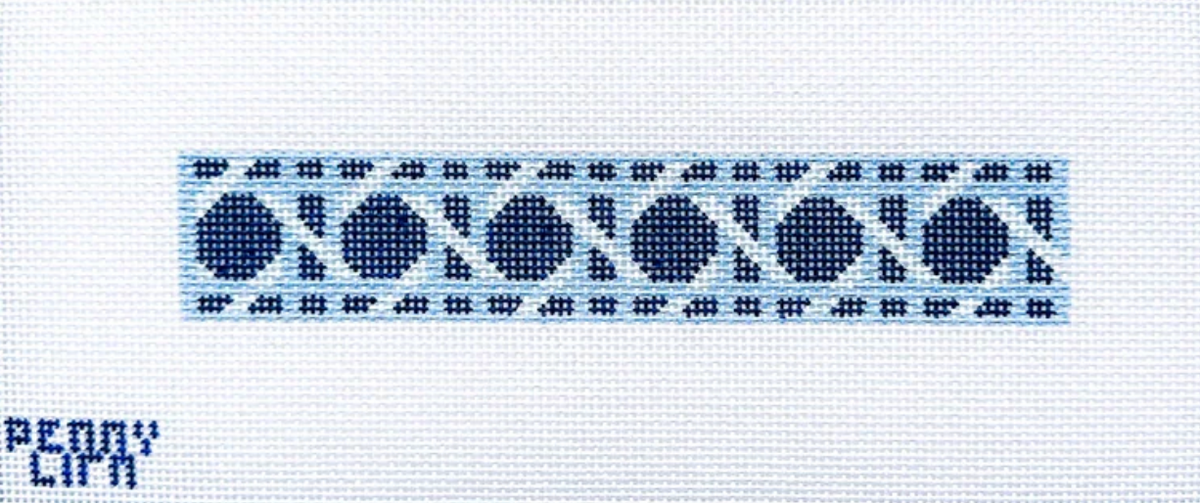 Cane Key Fob (Blue) Canvas