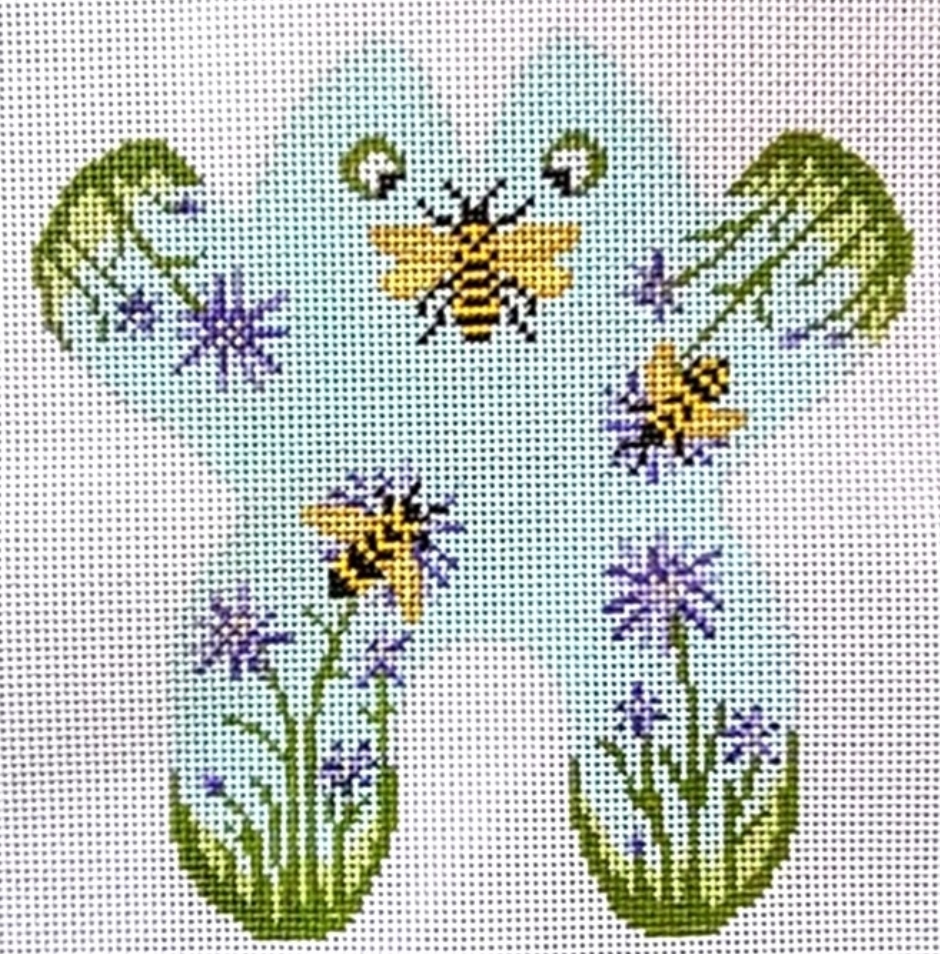Bumble Bee Small Frog Canvas