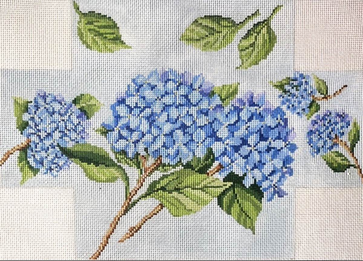 Hydrangea Brick Cover Canvas