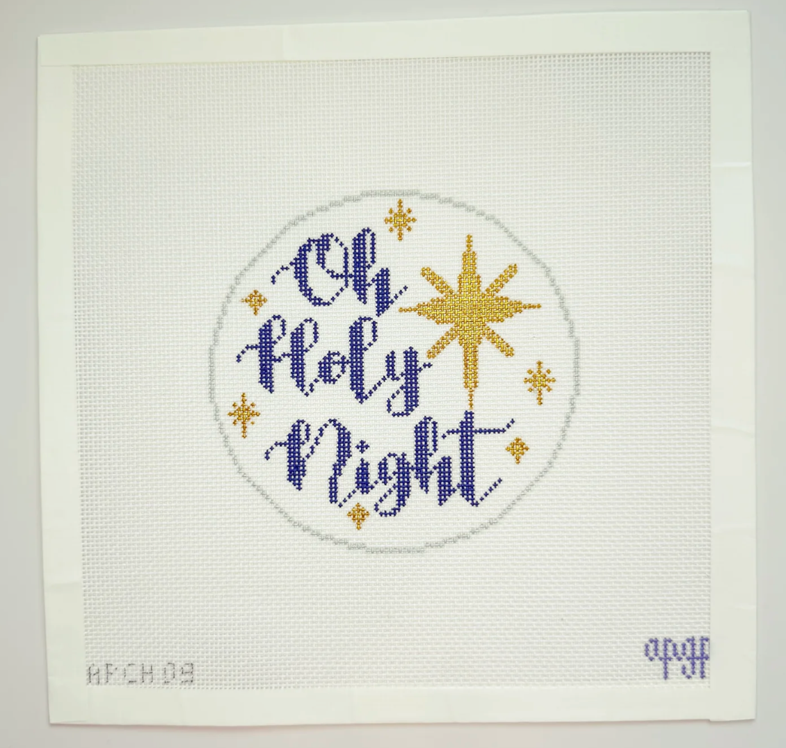 O Holy Night Canvas (with Stitch Guide)