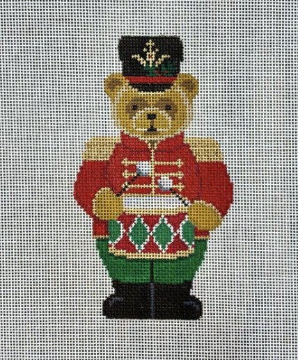 Teddy Bear Drummer Canvas