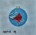 Puffed Cardinal (13m) Canvas