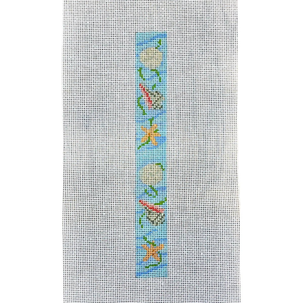 Sea Shells Key Fob Canvas