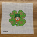 Shamrock and Leprechaun Ornament Canvas