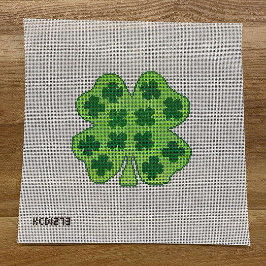 Shamrock and Shamrocks Ornament Canvas