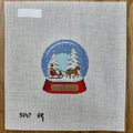 Sleigh Ride Snow Globe Canvas