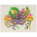 Mardi Gras Feather Mask Canvas
