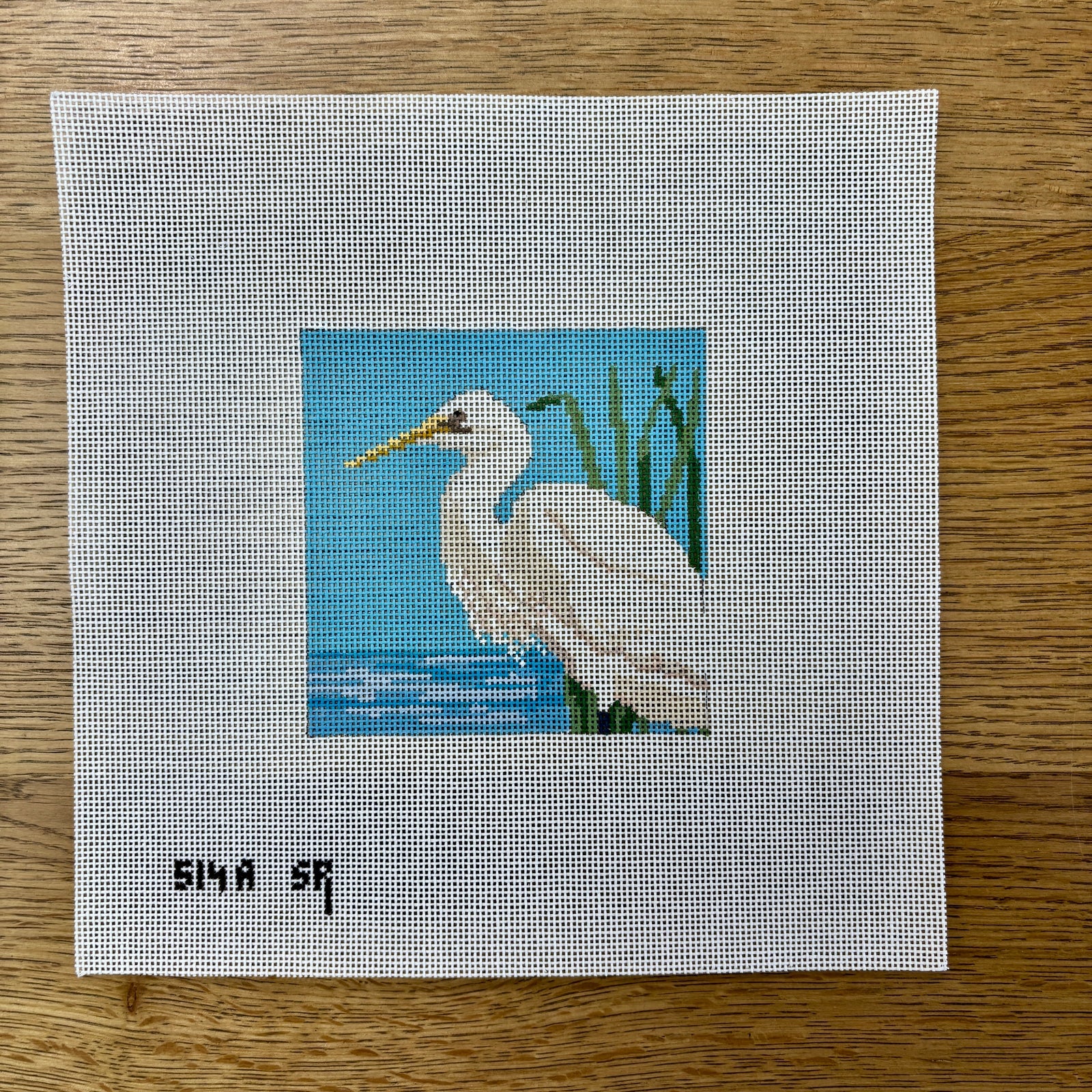 Snowy Egret Bird Canvas