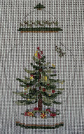 Christmas Spode Ginger Jar Canvas