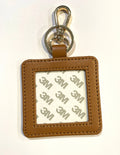Self Finishing Key Fob-2 inch Square-Brown