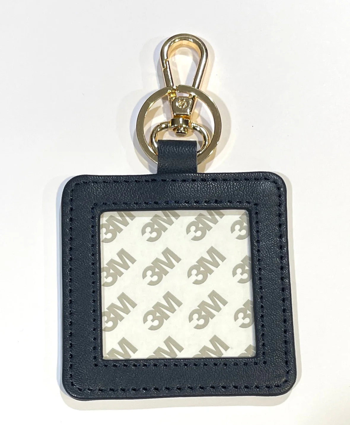 Self Finishing Key Fob-2 inch Square-Navy