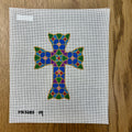 Stained Glass Cross Canvas