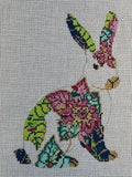 Tobacco Leaf Bunny (Standing) Canvas