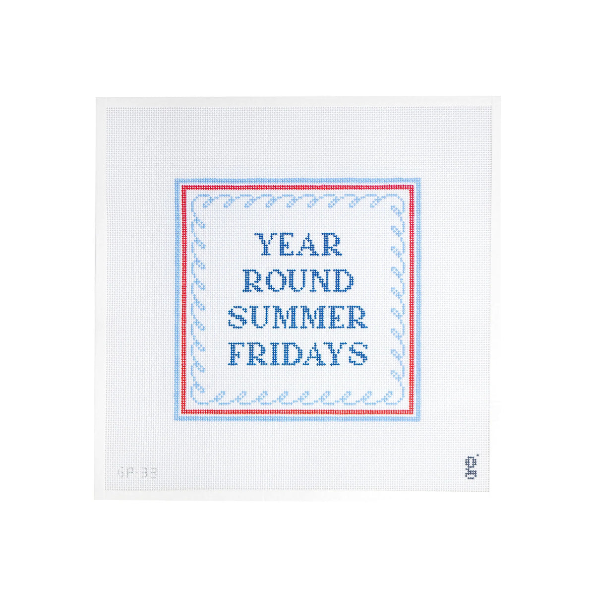 Summer Fridays Sign Canvas