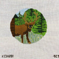 Surprise Visitor (Moose/Elk) Canvas
