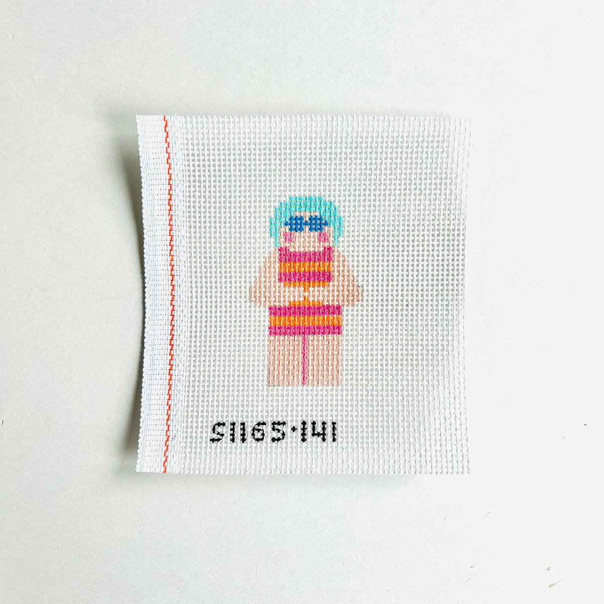 Swimmer Stitch It Angel Canvas