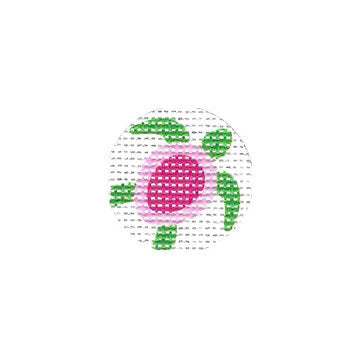 Hot Pink Turtle Mini Canvas
