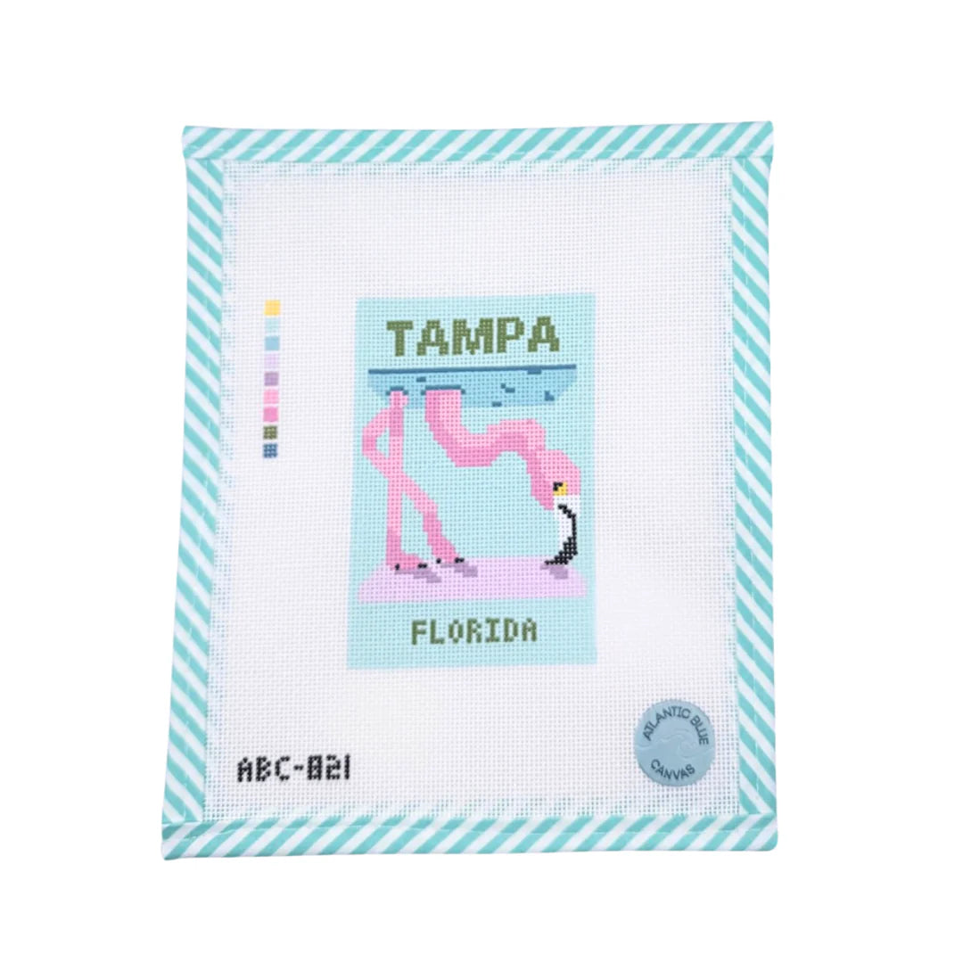 Tampa Travel Book Canvas