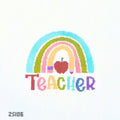Teacher Rainbow Canvas