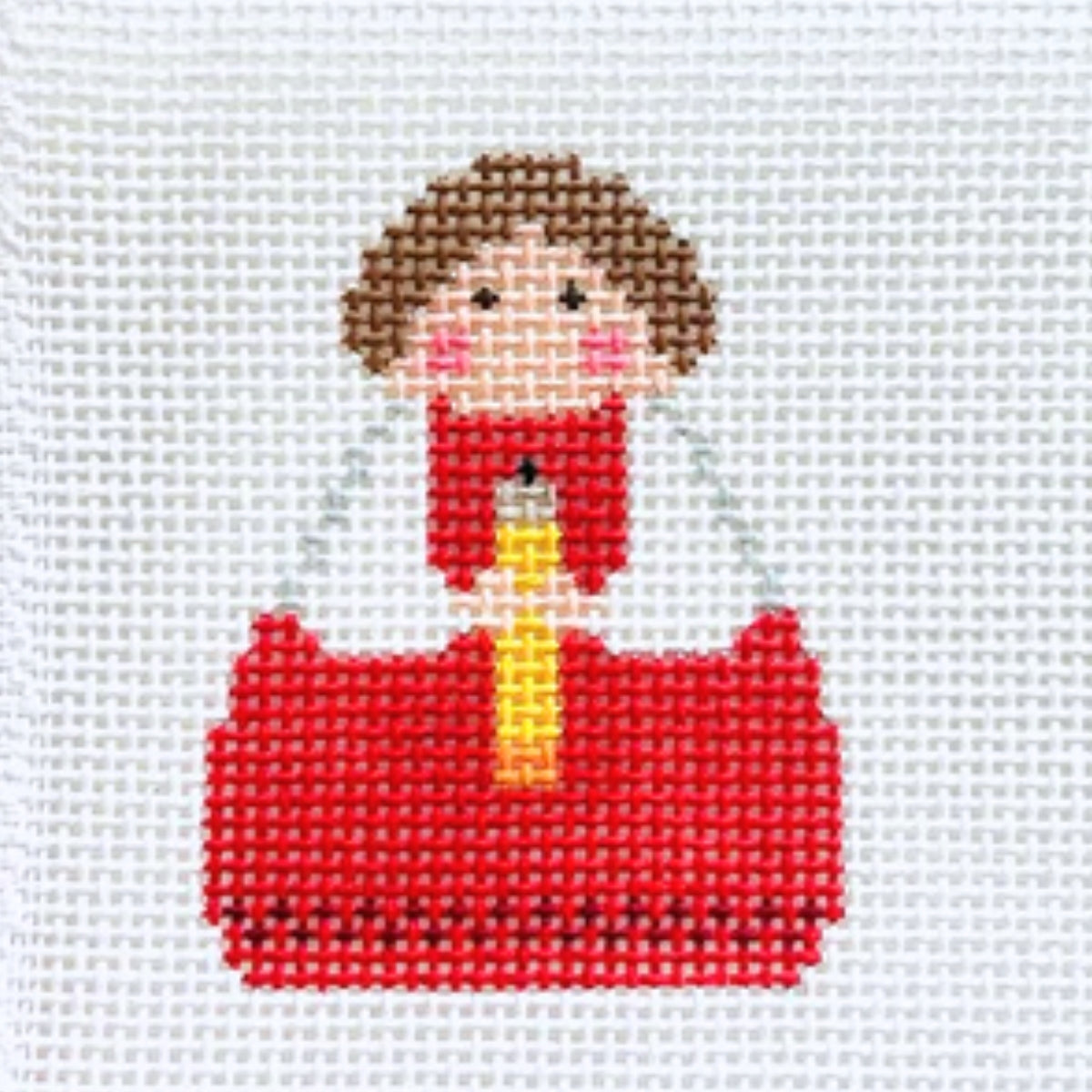 Teacher Stitch It Angel Canvas