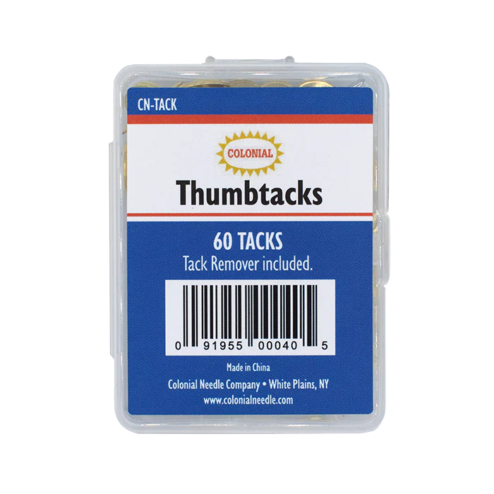 Colonial Thumbtacks - 60 Ct w/Remover