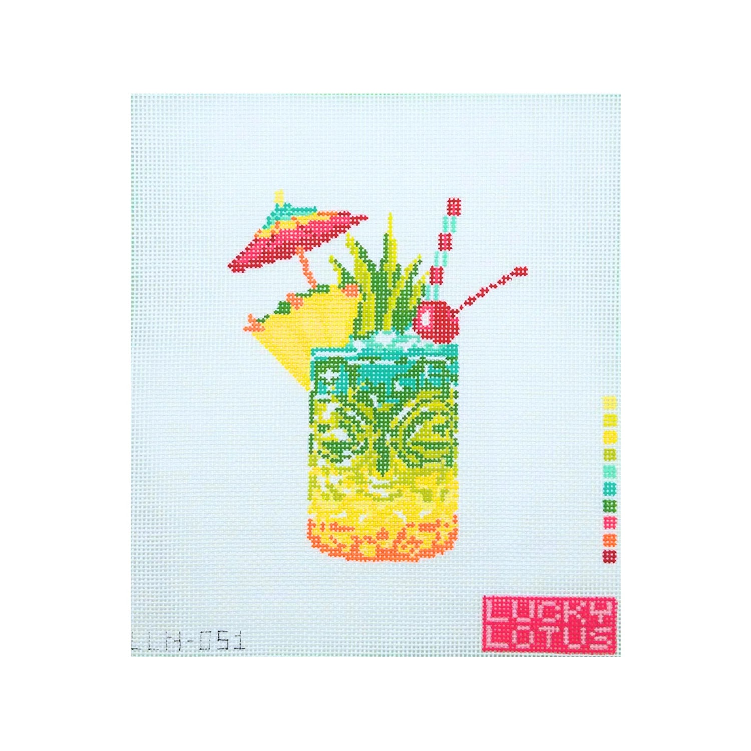 Tiki Cocktail Canvas