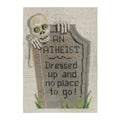 Tombstone of an Atheist Canvas