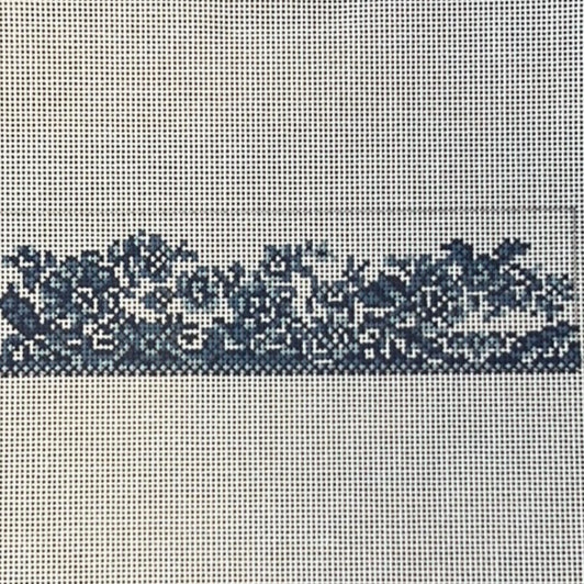 Transferware Napkin Ring (Blue) Canvas