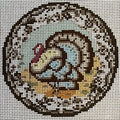 Transferware Turkey Canvas