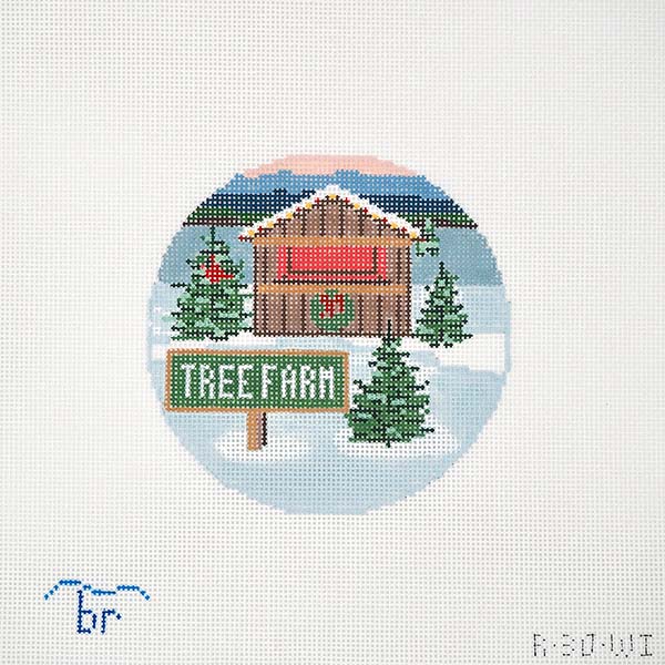 Winter Tree Farm Canvas