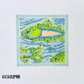 Trout School Square Canvas