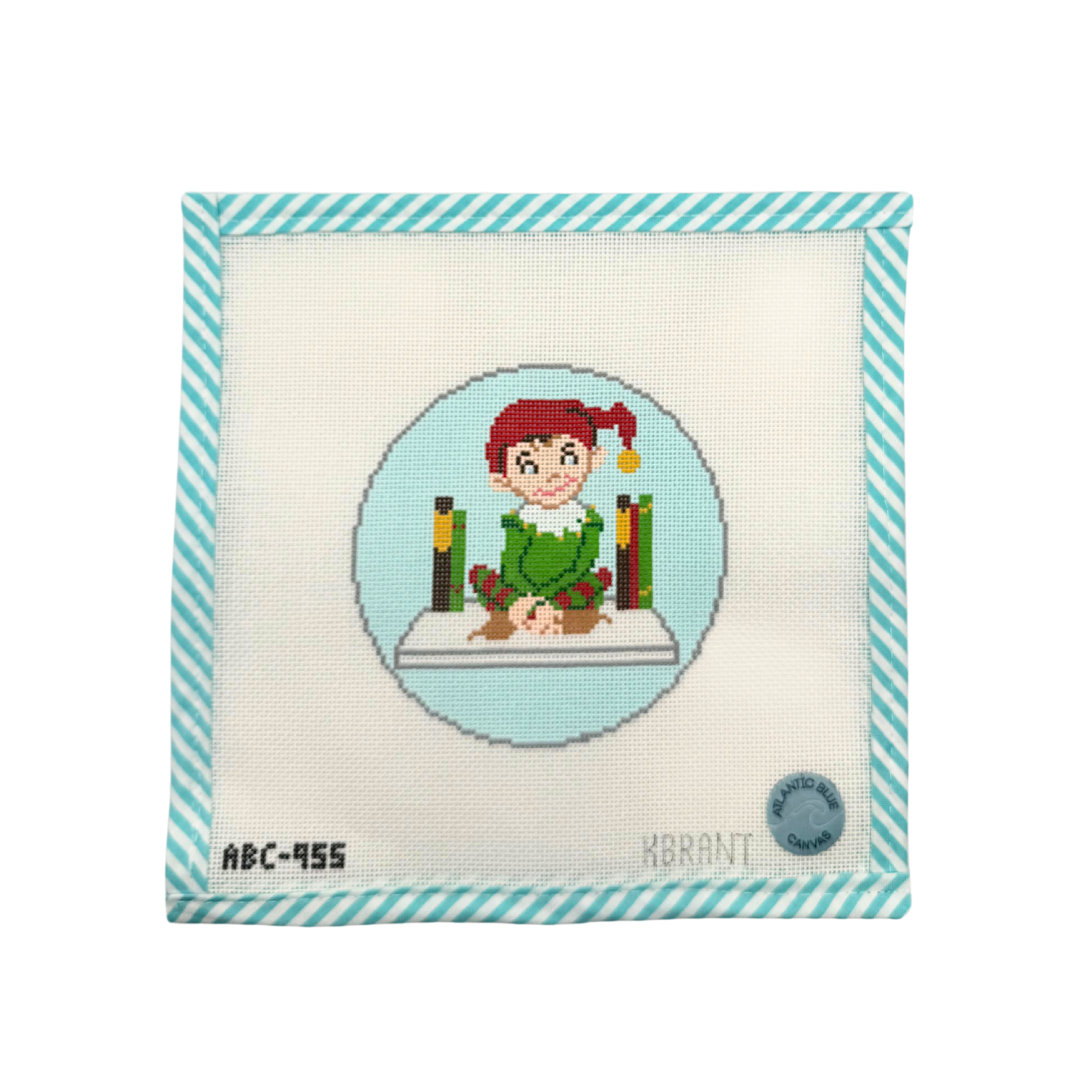 Christmas Elf Boy Canvas