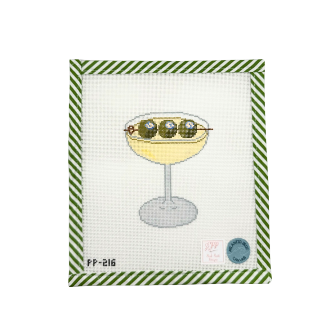 Blue Cheese Olive Martini Canvas