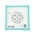 Nautical USA Round Canvas