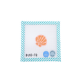 Orange Seashell Mini Canvas