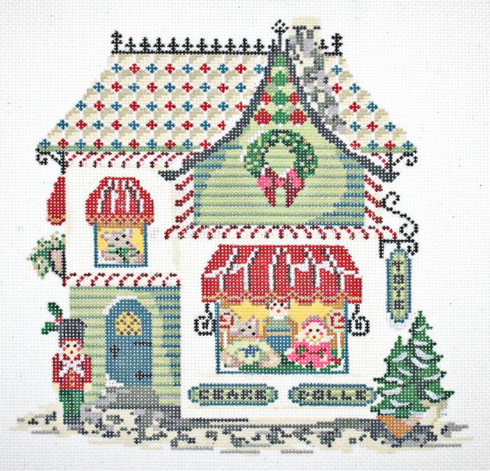 Village Toy Shop Canvas