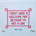 Welcome Mat/Not a Liar Canvas