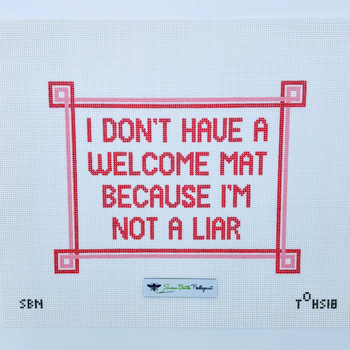 Welcome Mat/Not a Liar Canvas
