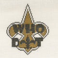 Who Dat Fleur de Lis Canvas