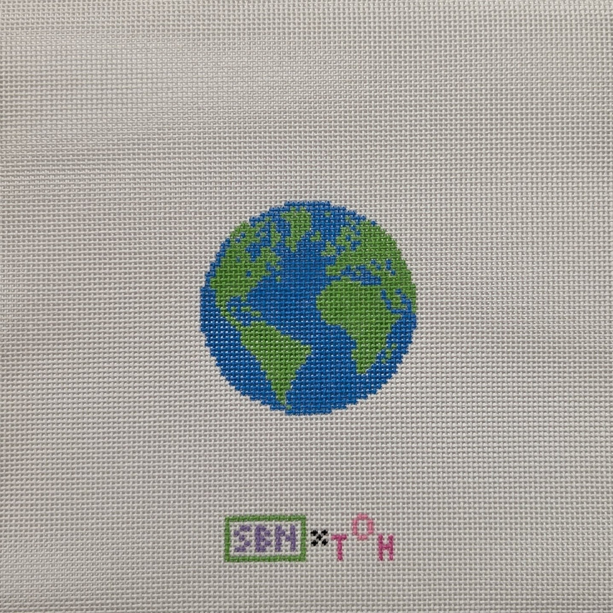 World Bag Charm Canvas