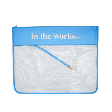 In the Works... XL Project Bag (Baby Blue)