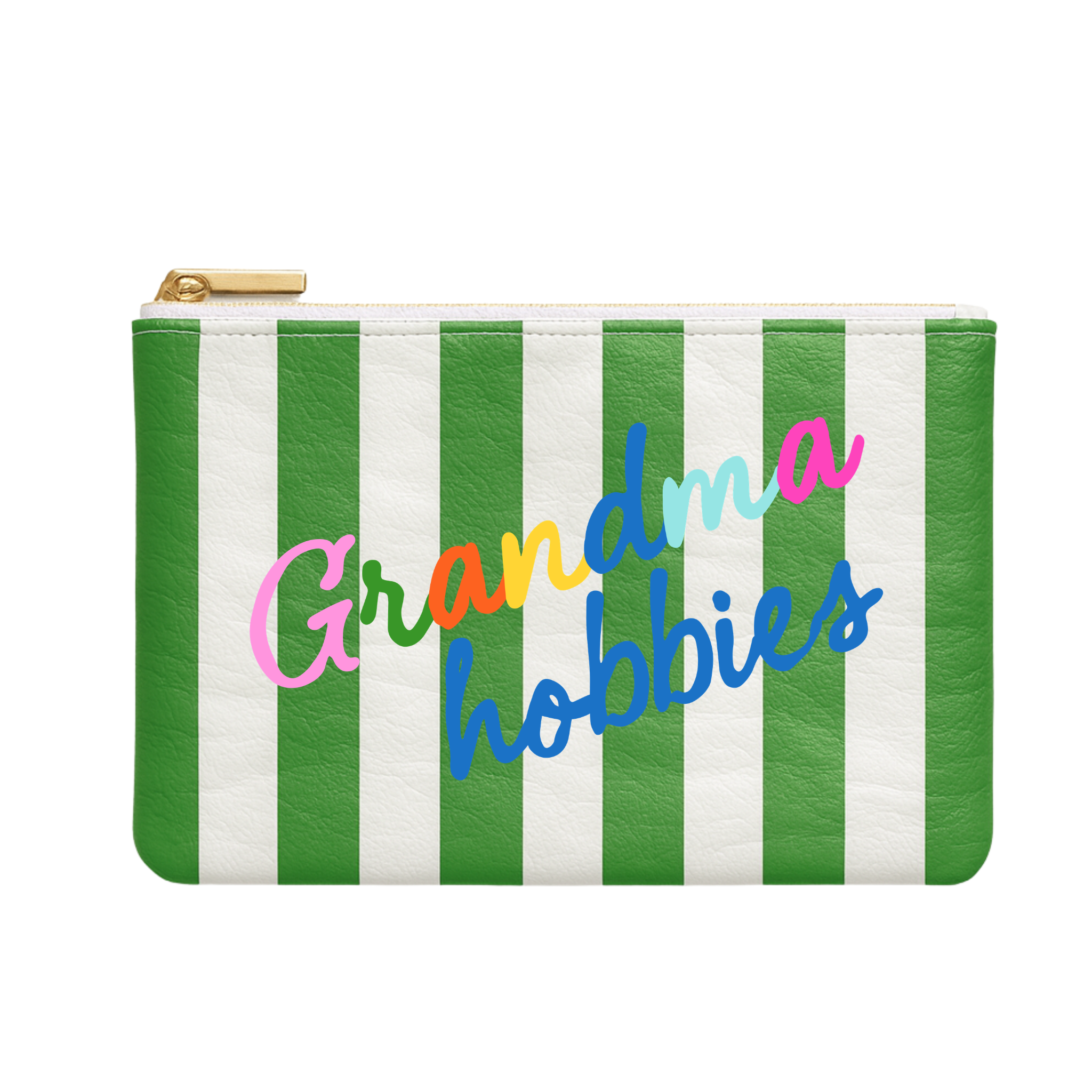 Needlepoint Bag Grandma Hobbies Stripe Project Bag